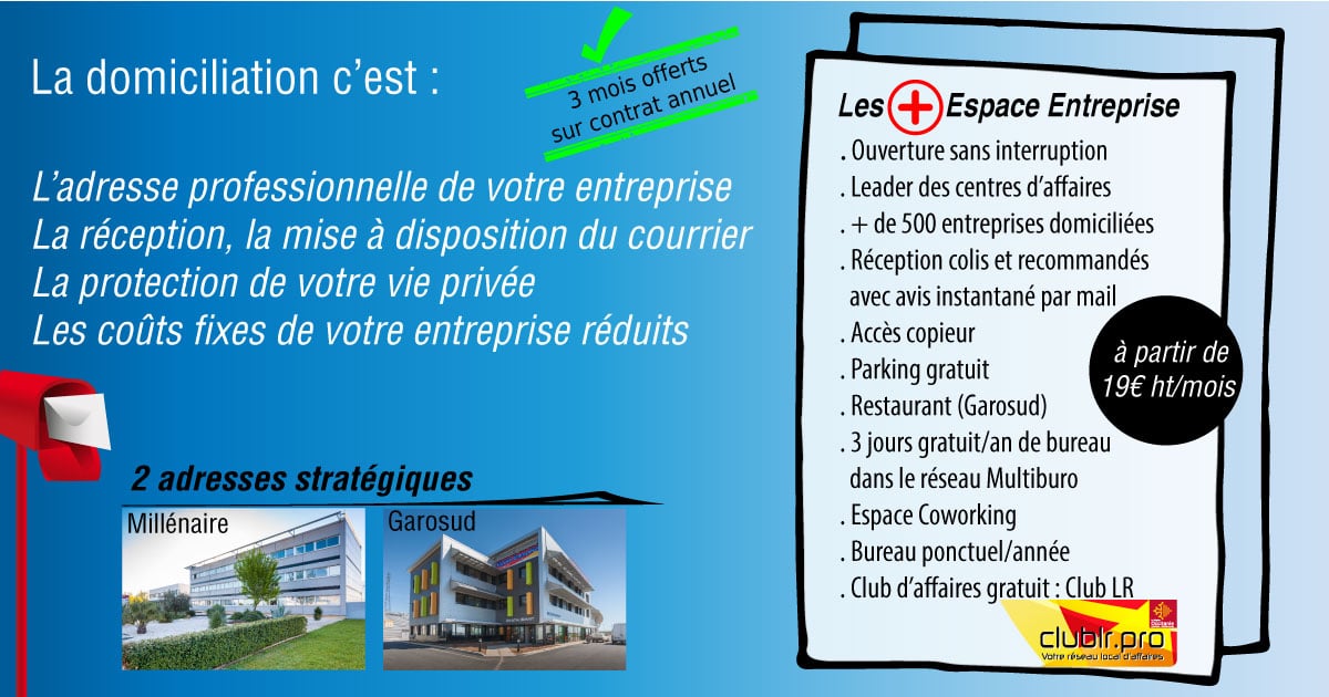 Domiciliation postale entreprise